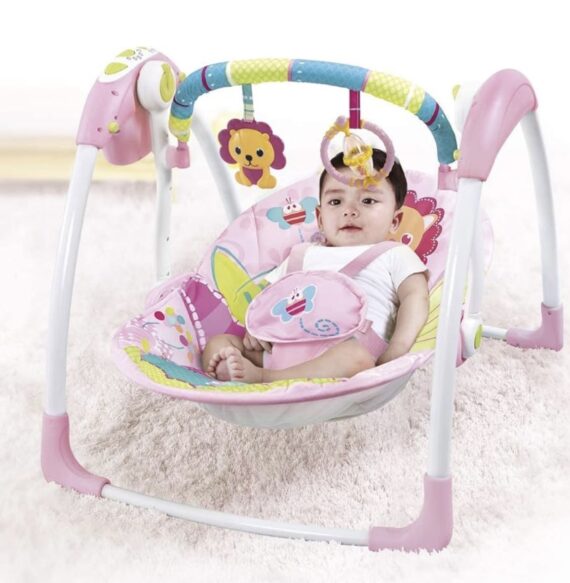 Mastela baby bouncer (pink & blue)