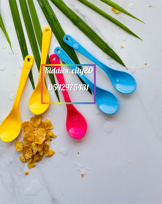 Multi colored spoons