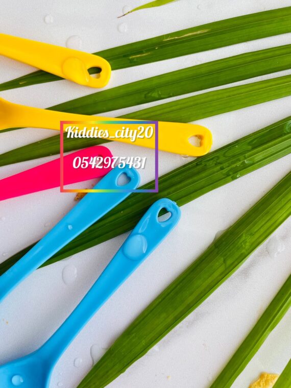 Multi colored spoons