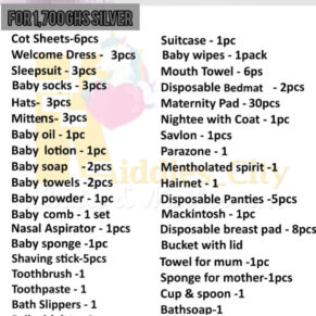 Pregnancy/Hospital List (Silver)