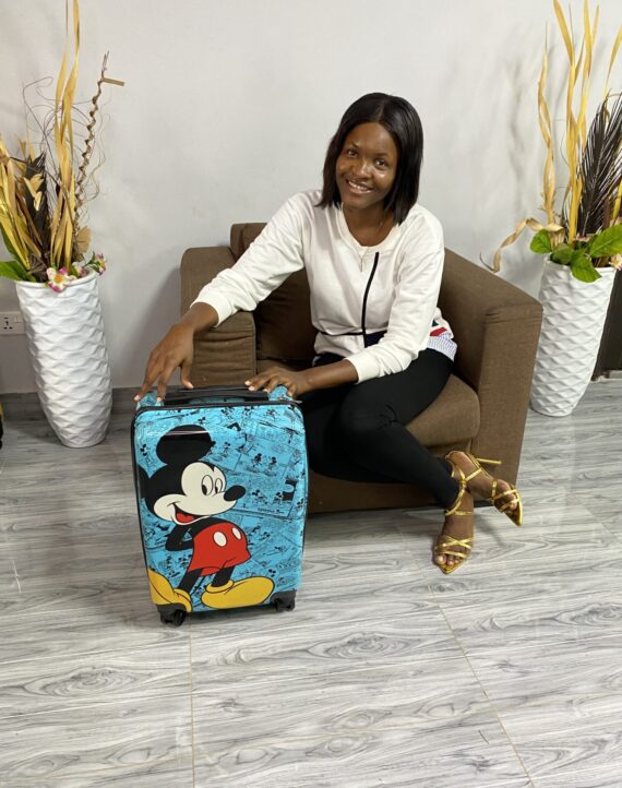 Mickey Mouse (luggage) sea-blue