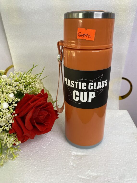 Plastic Glass Cup (orange)