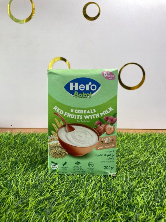 Hero Baby 8 Cereals Red Fruits with Milk