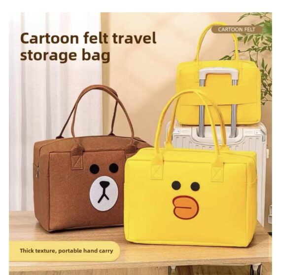 Tote / Felt Bag (Brown)