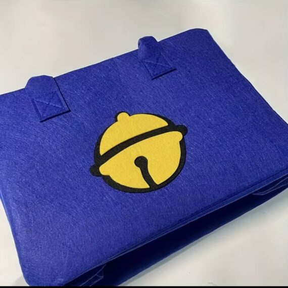 Tote/ Felt Bag (Blue)
