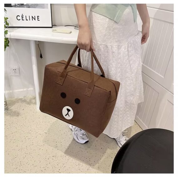 Tote / Felt Bag (Brown)