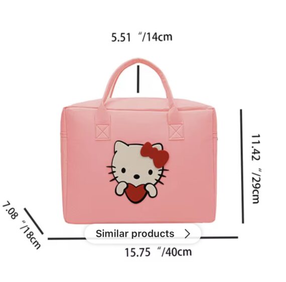Tote/ Felt Bag (Peach)