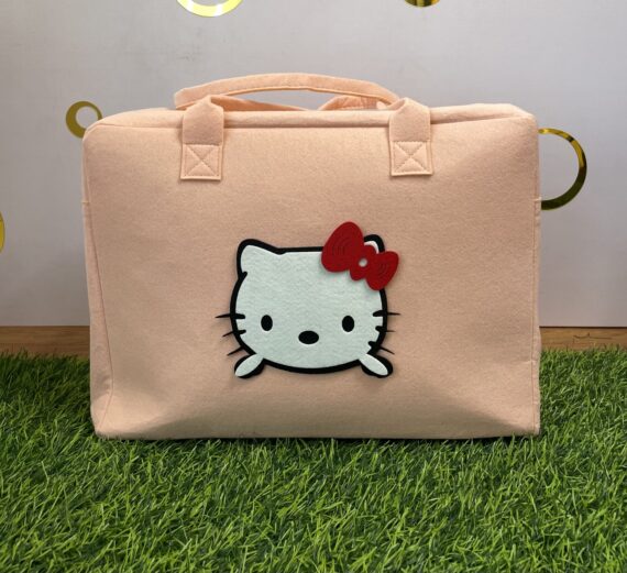 Tote/ Felt Bag (Peach)