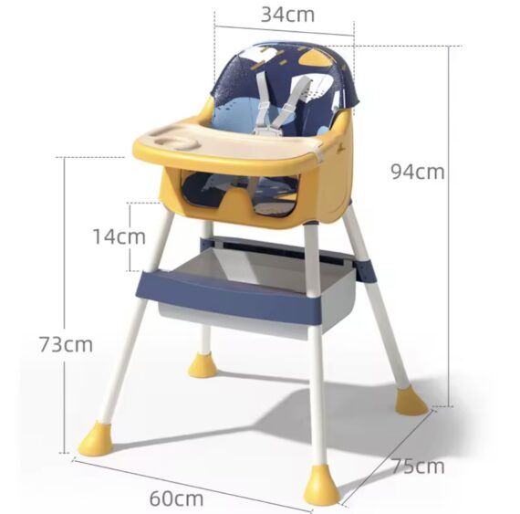 High Chair (2 in 1) Blue