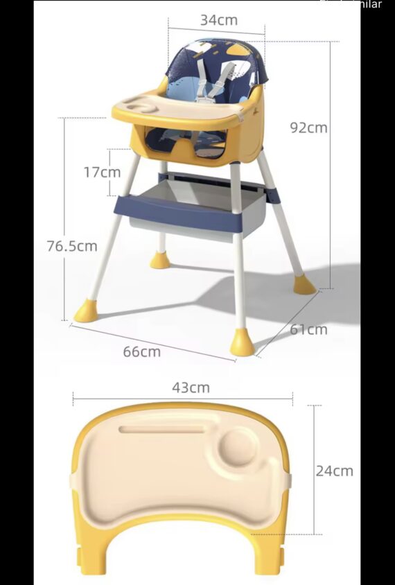 High Chair (2 in 1) Blue